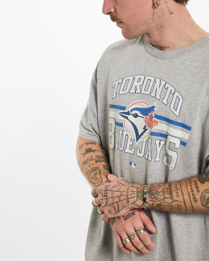 Vintage MLB Toronto Blue Jays Tee <br>L , The Real Deal , newtown, sydney, australia, thrift store, opshop, preloved, secondhand, sustainable, retro, antique, 70s, 80s, 90s, 2000s, 00s, fashion, clothing, streetwear, trendy, garment, style, boutique, store, shop, archive, sale, cheap, best, top