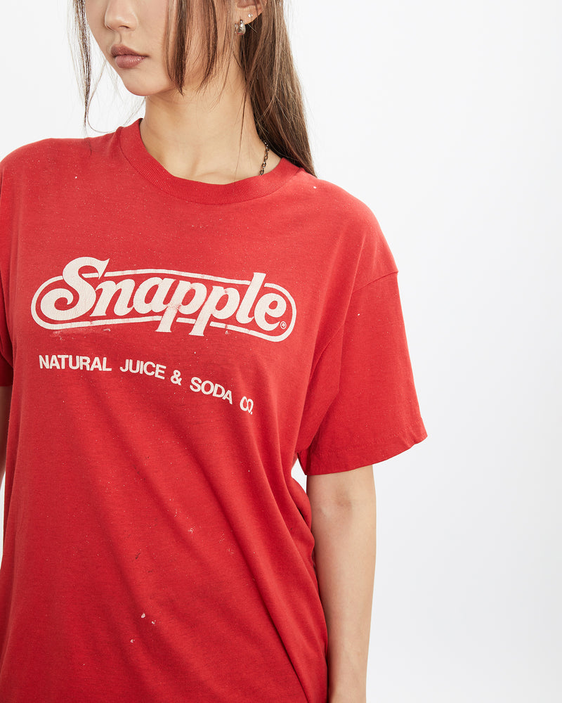 Vintage 80s Snapple Soda Tee <br>S , The Real Deal , newtown, sydney, australia, thrift store, opshop, preloved, secondhand, sustainable, retro, antique, 70s, 80s, 90s, 2000s, 00s, fashion, clothing, streetwear, trendy, garment, style, boutique, store, shop, archive, sale, cheap, best, top