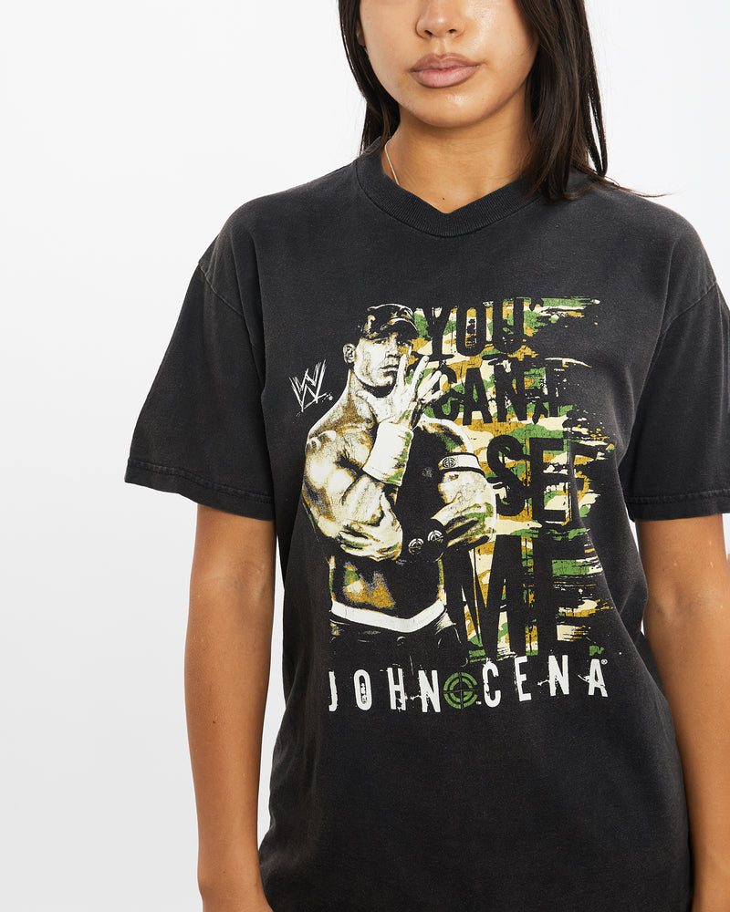 Vintage WWE John Cena Wrestling Tee <br>S , The Real Deal , newtown, sydney, australia, thrift store, opshop, preloved, secondhand, sustainable, retro, antique, 70s, 80s, 90s, 2000s, 00s, fashion, clothing, streetwear, trendy, garment, style, boutique, store, shop, archive, sale, cheap, best, top