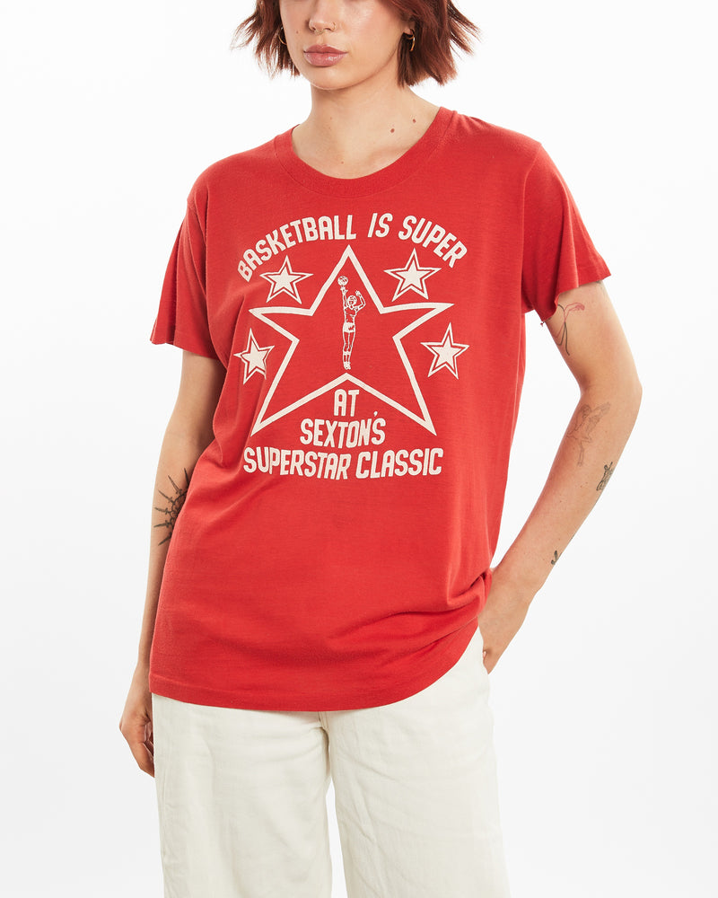 Vintage 80s Basketball Is Super Tee <br>M