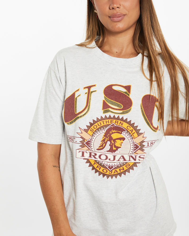 Vintage 1992 NCAA USC Trojans Tee <br>M , The Real Deal , newtown, sydney, australia, thrift store, opshop, preloved, secondhand, sustainable, retro, antique, 70s, 80s, 90s, 2000s, 00s, fashion, clothing, streetwear, trendy, garment, style, boutique, store, shop, archive, sale, cheap, best, top