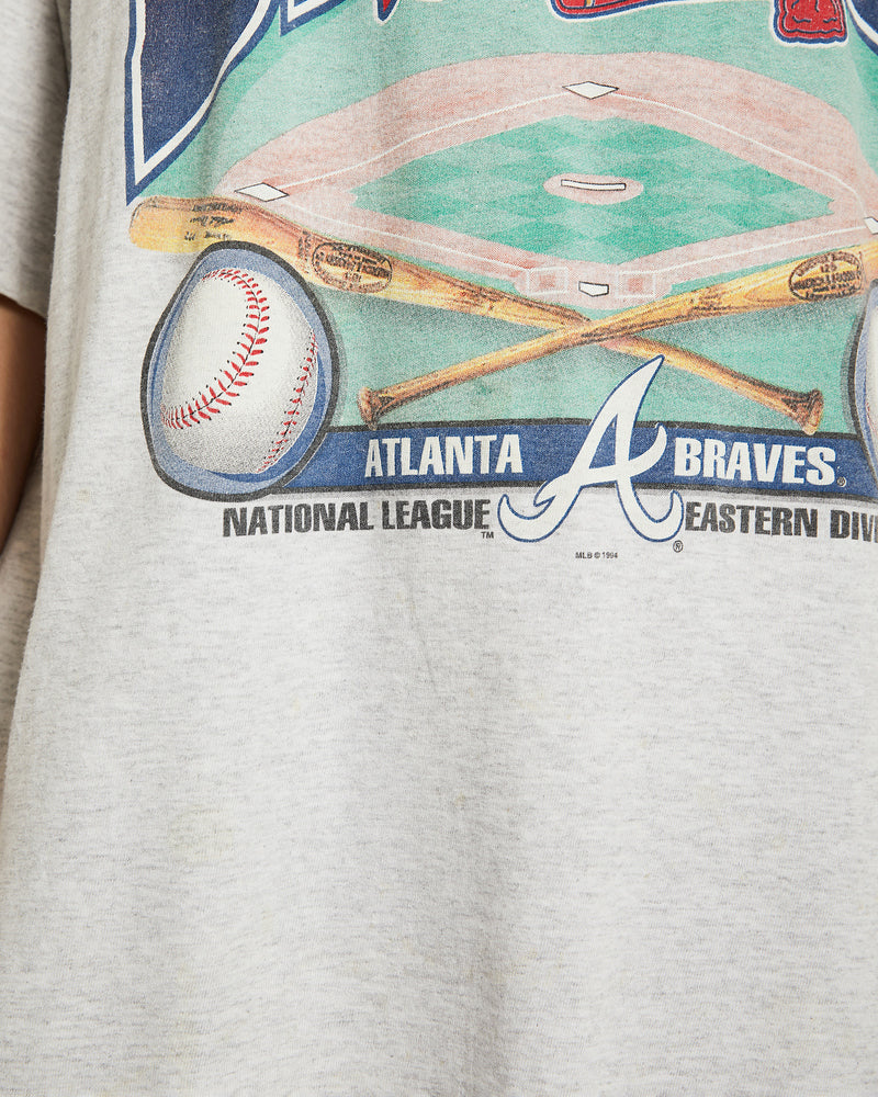 Vintage 1994 MLB Atlanta Braves Tee <br>XL , The Real Deal , newtown, sydney, australia, thrift store, opshop, preloved, secondhand, sustainable, retro, antique, 70s, 80s, 90s, 2000s, 00s, fashion, clothing, streetwear, trendy, garment, style, boutique, store, shop, archive, sale, cheap, best, top