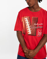 90s NCAA University of Nebraska Huskers Tee <br>L