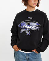 Vintage MLB Colorado Rockies Sweatshirt <br>M