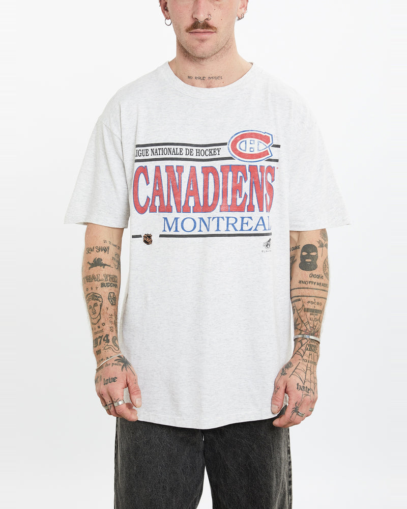 Vintage 1994 NHL Montreal Canadiens Tee <br>L , The Real Deal , newtown, sydney, australia, thrift store, opshop, preloved, secondhand, sustainable, retro, antique, 70s, 80s, 90s, 2000s, 00s, fashion, clothing, streetwear, trendy, garment, style, boutique, store, shop, archive, sale, cheap, best, top