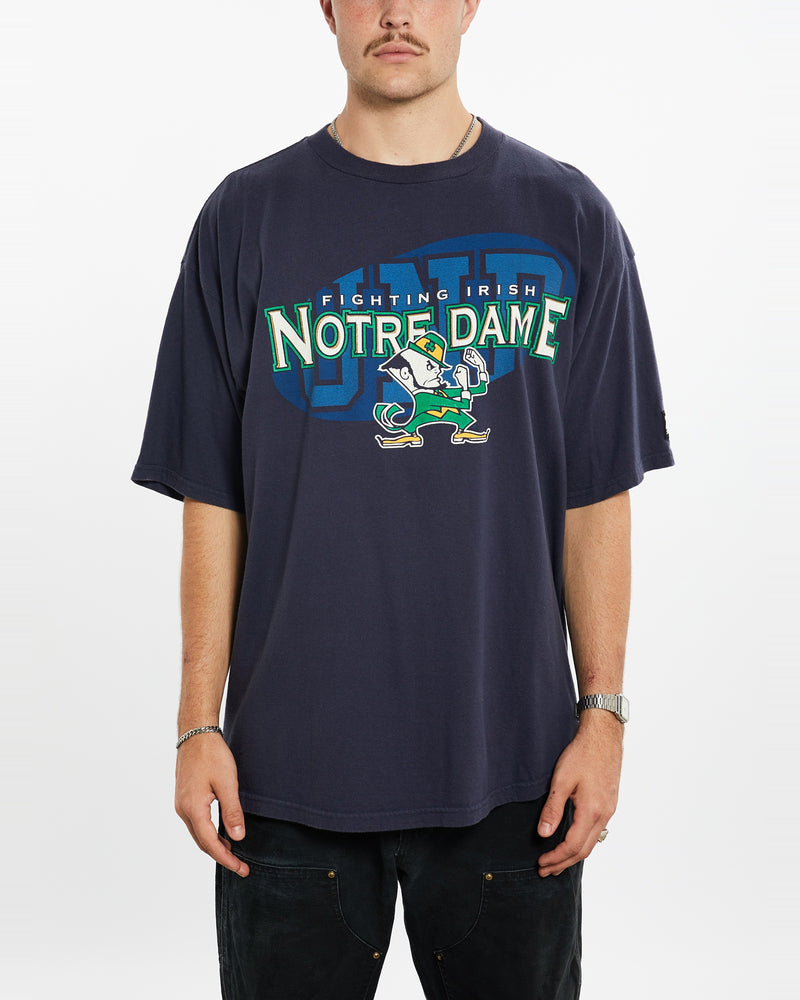 90s NCAA Notre Dame Fighting Irish Tee <br>XL