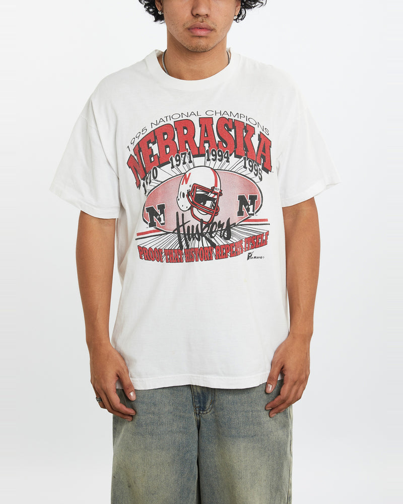 1995 NCAA University of Nebraska Huskers Tee <br>L