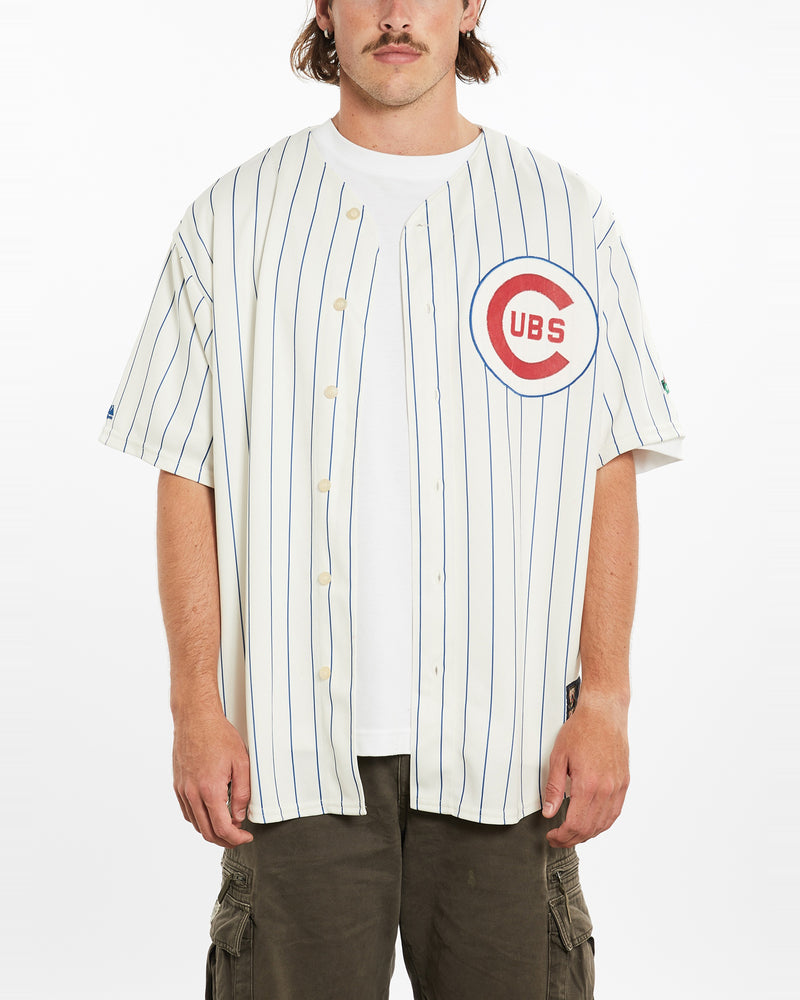 Vintage MLB Chicago Cubs Jersey <br>XXL , The Real Deal , newtown, sydney, australia, thrift store, opshop, preloved, secondhand, sustainable, retro, antique, 70s, 80s, 90s, 2000s, 00s, fashion, clothing, streetwear, trendy, garment, style, boutique, store, shop, archive, sale, cheap, best, top