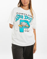 Vintage 1996 MLB Portland Sea Dogs Tee <br>M