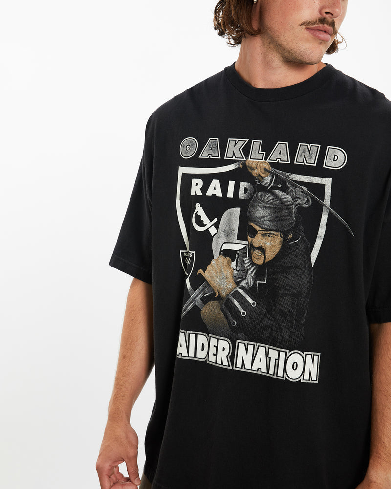 Vintage NFL Oakland Raiders Tee <br>XXL , The Real Deal , newtown, sydney, australia, thrift store, opshop, preloved, secondhand, sustainable, retro, antique, 70s, 80s, 90s, 2000s, 00s, fashion, clothing, streetwear, trendy, garment, style, boutique, store, shop, archive, sale, cheap, best, top