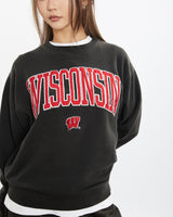 Vintage 90s University of Wisconsin Sweatshirt <br>S , The Real Deal , newtown, sydney, australia, thrift store, opshop, preloved, secondhand, sustainable, retro, antique, 70s, 80s, 90s, 2000s, 00s, fashion, clothing, streetwear, trendy, garment, style, boutique, store, shop, archive, sale, cheap, best, top