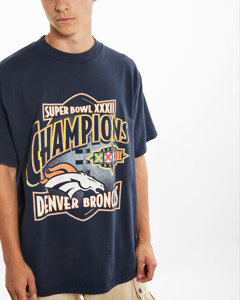 Vintage 1997 NFL Denver Broncos Super Bowl Tee <br>L