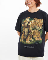 Vintage 90s Toronto Zoo Lion Wildlife Tee <br>M , The Real Deal , newtown, sydney, australia, thrift store, opshop, preloved, secondhand, sustainable, retro, antique, 70s, 80s, 90s, 2000s, 00s, fashion, clothing, streetwear, trendy, garment, style, boutique, store, shop, archive, sale, cheap, best, top