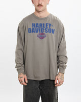 Vintage Harley Davidson Long Sleeve Tee <br>L , The Real Deal , newtown, sydney, australia, thrift store, opshop, preloved, secondhand, sustainable, retro, antique, 70s, 80s, 90s, 2000s, 00s, fashion, clothing, streetwear, trendy, garment, style, boutique, store, shop, archive, sale, cheap, best, top