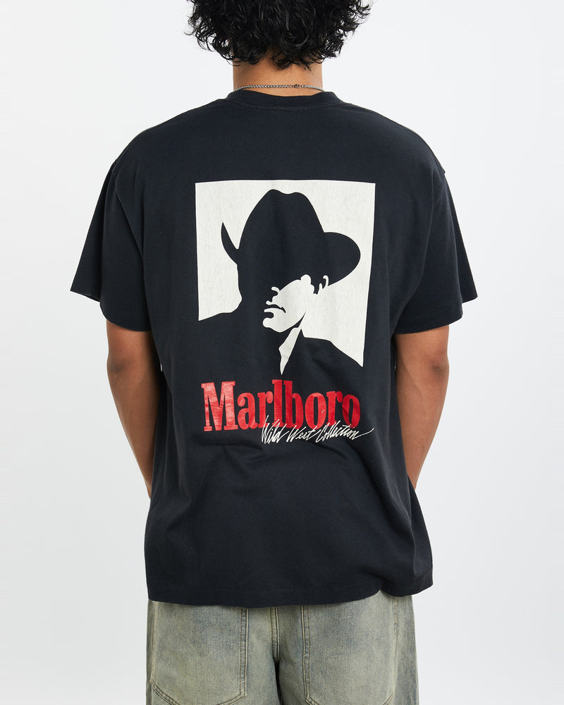 Vintage 90s Marlboro Cigarettes Tee <br>L , The Real Deal , newtown, sydney, australia, thrift store, opshop, preloved, secondhand, sustainable, retro, antique, 70s, 80s, 90s, 2000s, 00s, fashion, clothing, streetwear, trendy, garment, style, boutique, store, shop, archive, sale, cheap, best, top